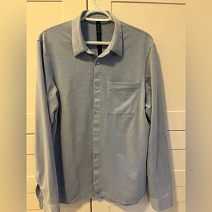 Lululemon commission long sleeve shirt, men’s Large, blue